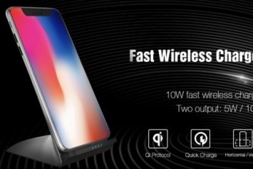 Gearbest Şarj Standlarından TOCHIC 10W/5W Kablosuz Şarj Aleti