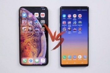 iPhone Xs Max ile Note 9'u kılıç ile test ettileri