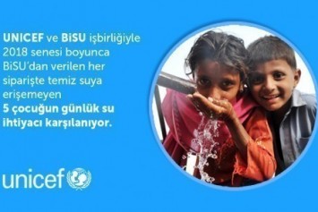 Her BiSU siparişinde, 5 çocuğun yüzü gülüyor