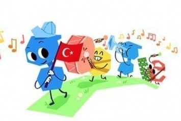 Google bir kez daha 23 Nisan'ı unutmadı