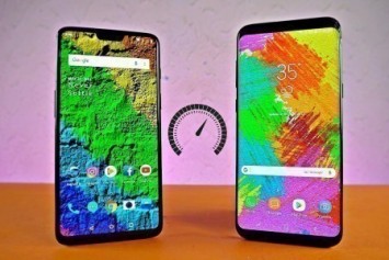 OnePlus 6 ile Galaxy S8 hız testinde karşı karşıya