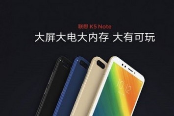 Orta Seviye Özelliklere Sahip Lenovo K5 Note ve A5 Modelleri Tanıtıldı