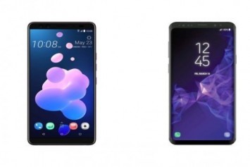 HTC U12+ ile Samsung Galaxy S9+ karşı karşıya geldi
