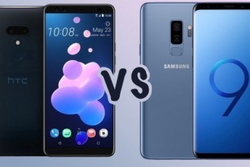HTC U12+ ile Galaxy S9+ karşı karşıya geldi