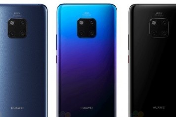 Huawei Mate 20 Pro'nun Üç Renk Seçeneğini Ortaya Koyan Görselleri Sızdırıldı