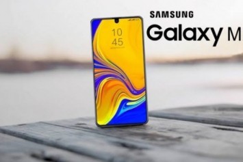 Samsung Galaxy M20'nin Canlı Görüntüsü, Infinity-V Ekranı Gösteriyor