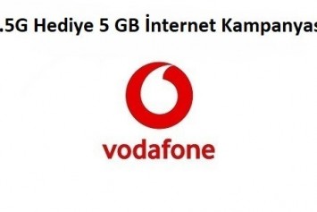 Vodafone 4.5G SIM 5 GB Hediye İnternet Paketi