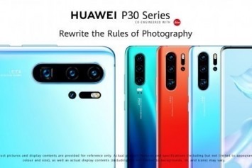 Huawei P30 Pro, 5x Periskop 40MP SuperSensing Kamera ile Resmi Olarak Duyuruldu