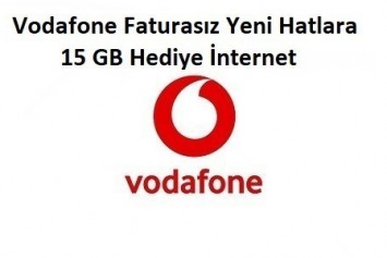 Vodafone Yeni Müşterilere 15 GB Bedava İnternet Fırsatı