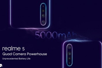 Realme 5 ve Realme 5 Pro Dört Arka Kamerayla Beraber Tanıtıldı