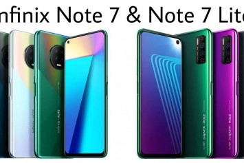 Infinix Note 7 ve Note 7 Lite resmi olarak duyuruldu