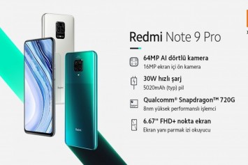Redmi Note 9 Pro Türkiye fiyatı belli oldu