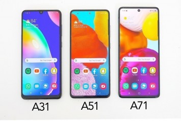 Galaxy A31, Galaxy A51 ve Galaxy A71 Kamera Karşılaştırması