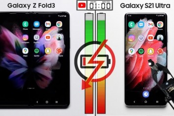 Galaxy Z Fold 3 ve Galaxy S21 Ultra Batarya Testi