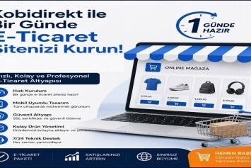 Kobidirekt ile Bir Günde E-Ticaret Sitenizi Kurun