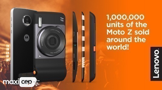 Lenovo, Bir Milyonuncu Moto Z için Kutlama Mesajı Yayınladı
