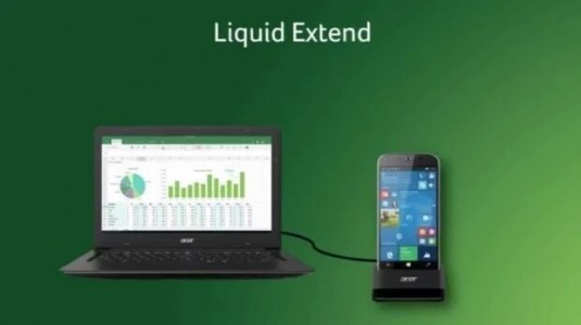 Acer Liquid Extend, Windows 10 Mobile Continuum Aksesuarı olacak