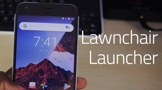 Lawnchair arayüzü, Play Store'da yayınlandı