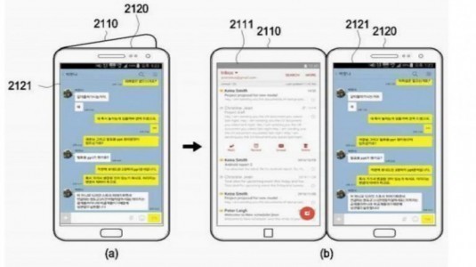 Samsung Galaxy X'in olduğu iddia edilen arayüzü görüntüleri