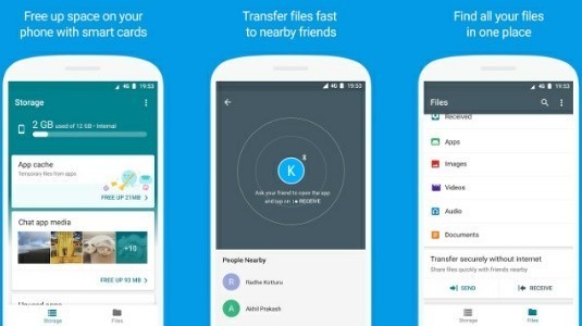 Google'ın Android Dosya Yöneticisi Files Go Beta Uygulaması İndirilebilir Durumda