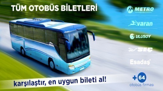 Türkiye'nin en güvenilir Online Bilet sitelerini sizler için listeledik