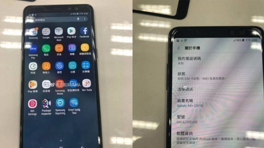 Galaxy A8+ (2018) ilk defa canlı canlı görüntülendi