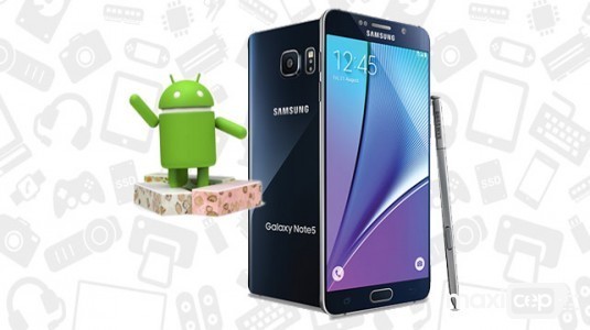 Samsung Galaxy Note 5, Nougat güncellemesi aldı