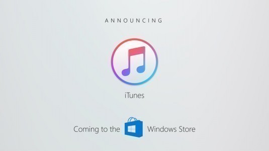 ITunes, Windows Store Uygulama Mağazasına Geliyor
