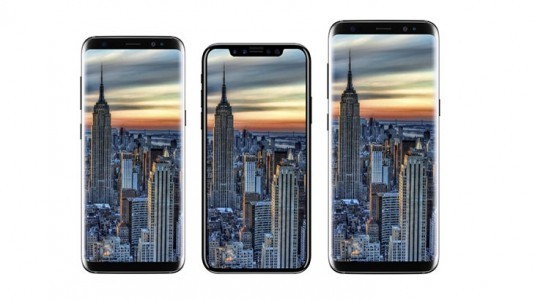 iPhone 8 ile Galaxy S8 yan yana görüntülendi