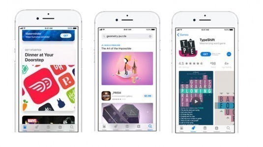 iOS 11 ile birlikte, App Store'da güncellenecek