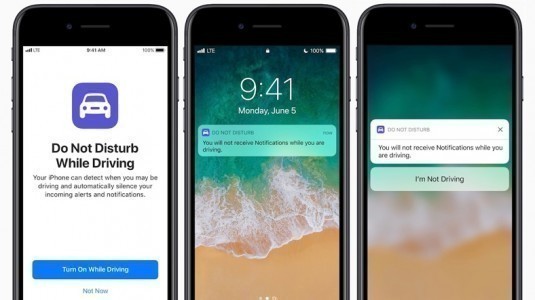 iOS 11 artık trafik kazalarının da önüne geçecek