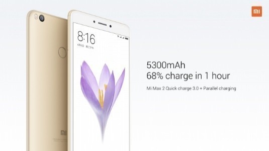 Xiaomi Mi Max 2, 5.300 mAh Batarya ile Hindistan'da Piyasaya Çıktı