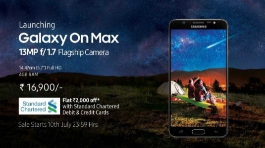 Samsung Galaxy On Max Resmi Olarak Duyuruldu