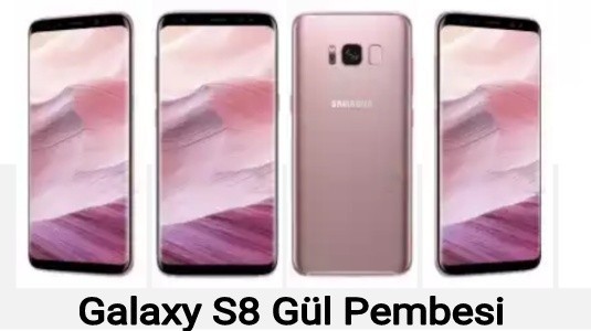 Galaxy S8'in Gül Pembesi Rengi Ortaya Çıktı
