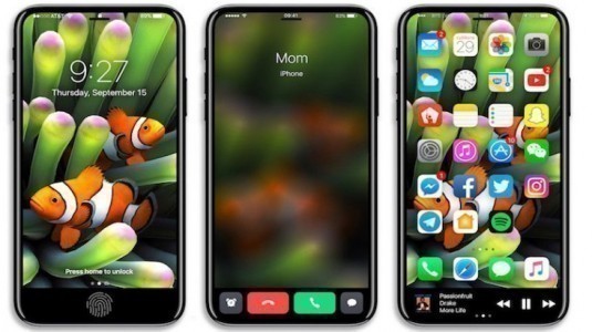 iPhone 8'de home tuşu yer almayacak