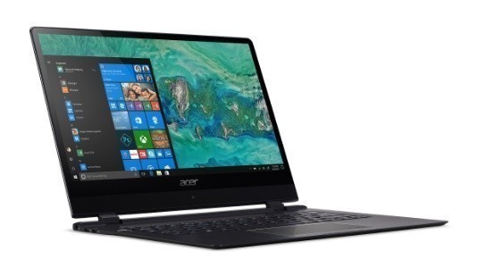 Acer, CES 2018'de Dünyanın En İnce Dizüstü Bilgisayarını Tanıttı