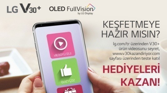 LG V30+ Türkiye'de Satışa Çıkmadan Kampanyaları Başladı