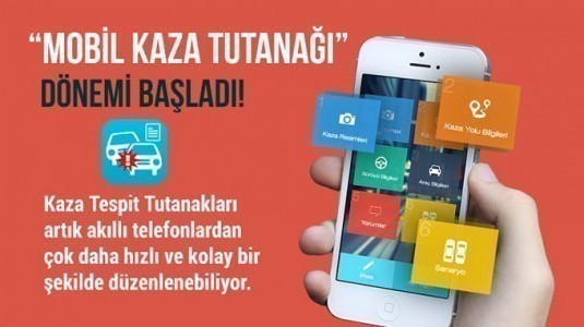 Mobil kaza tutanağı, trafikte yeni dönemi başlattı