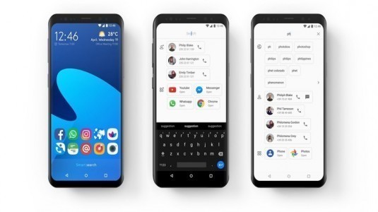 Smart Launcher 5, Android için Play Store'da indirilebilir