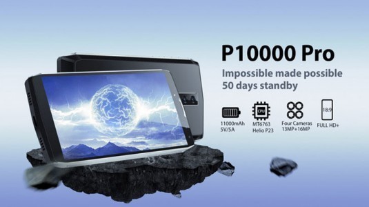 Blackview'den 11.000 mAh kapasiteli: P10000 Pro