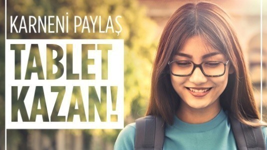 Reeder'dan Karnesini Paylaşana Tablet Kampanyası Geldi