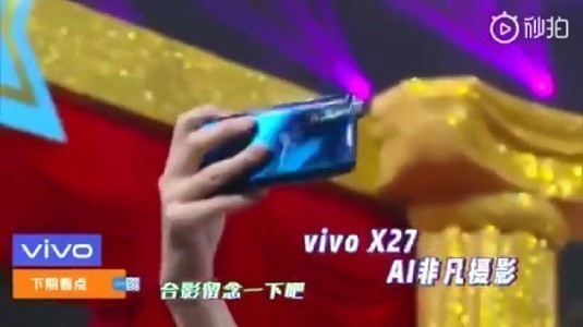 Vivo X27, TV Show'unda Ortaya Çıktı