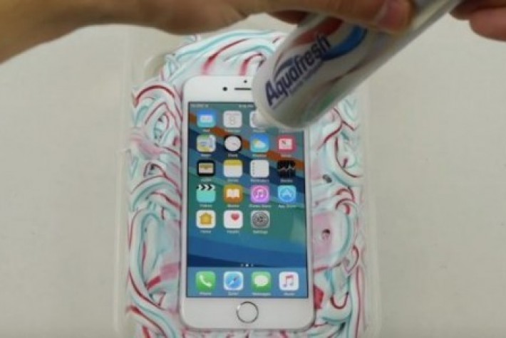 Apple'ın iPhone 7'si, diş macununa ne kadar dayandı?