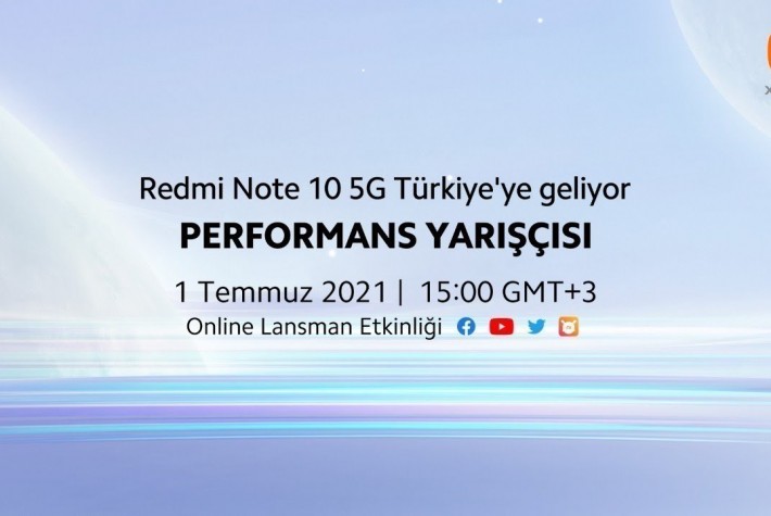 Redmi Note 10 5G Türkiye Tanıtım Etkinliğini İzleyin