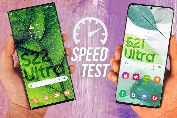 Samsung Galaxy S22 Ultra ve Galaxy S21 Ultra Hız Testi