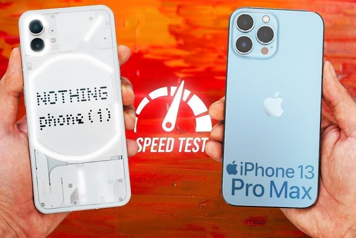 Nothing Phone 1 ve iPhone 13 Pro Max Hız Testi