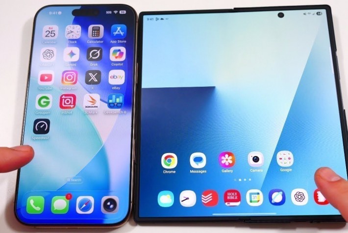 iPhone 16 Pro Max ve Galaxy Z Fold 7 Karşılaştırması