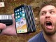 Üst üste 7 iPhone X koyup ateş ettiler