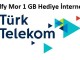 Turk Telekom Selfy Mor ile Hediye 1 GB İnternet