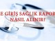 İşe Giriş Sağlık Raporu